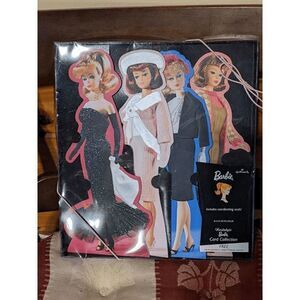RARE - VINTAGE Hallmark Set of 4 Blank Barbie Greeting Cards 2003 NIB